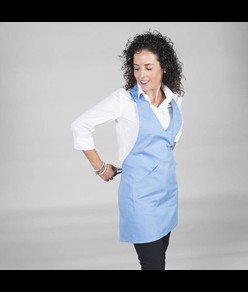 Grembiule bistro scollo a v tasca centro Garys