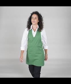 Grembiule bistro scollo a v tasca centro Garys