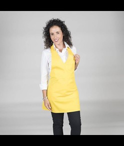 Grembiule bistro scollo a v tasca centro Garys