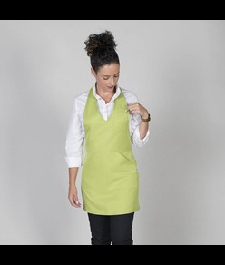 Grembiule bistro scollo a v tasca centro Garys