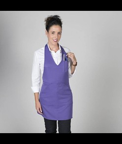 Grembiule bistro scollo a v tasca centro Garys