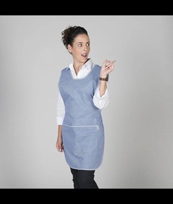 Casacca con tasca twill o vichy Garys