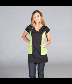 Casacca nera combinata Garys