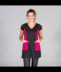 Casacca nera combinata Garys