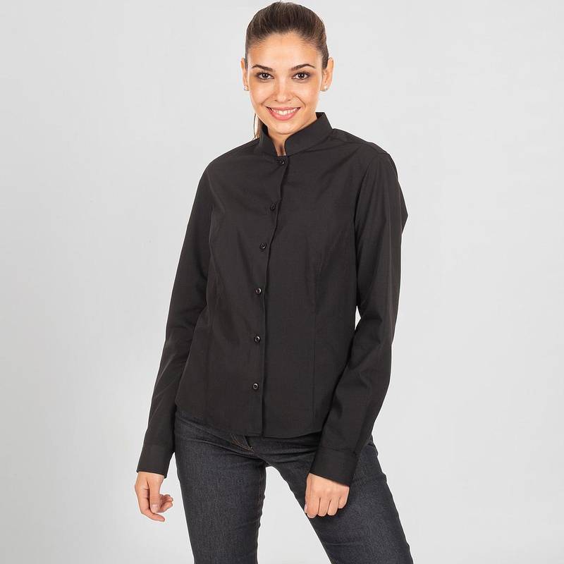 Blusa donna c/con collo m/l pop Garys Redline