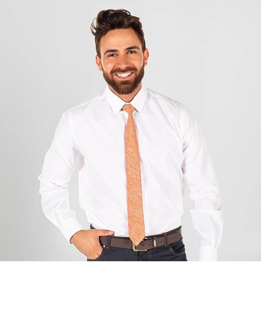 Cravatta con nodo slim iuta Garys Cravatta con nodo slim iuta Garys