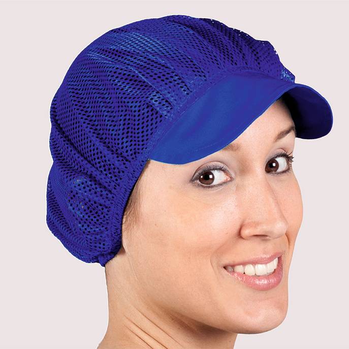 Cappellino donna rete e visiera colorato Garys