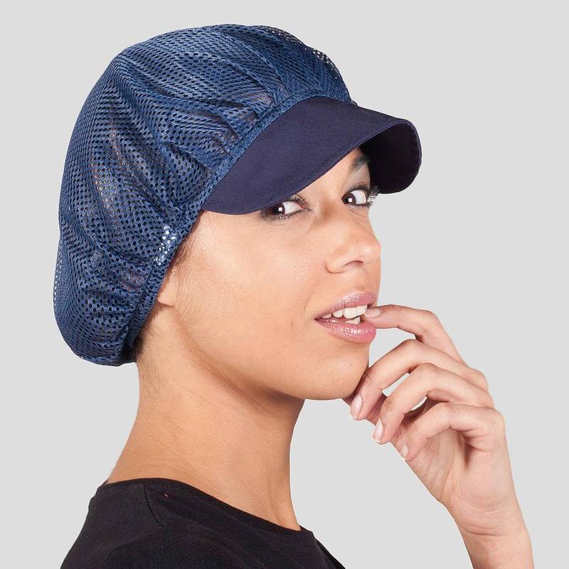 Cappellino donna rete e visiera colorato Garys