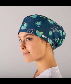 Cappellino chirurgo elastico tessuto riciclato Garys