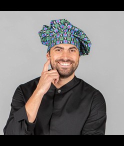 Cappello gran chef stampato poliestere Garys Serge