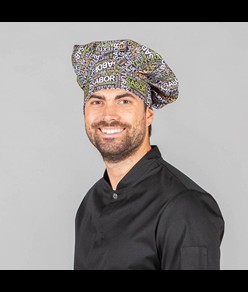Cappello gran chef stampato poliestere Garys Serge