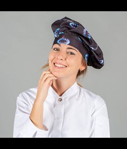 Cappello gran chef stampato poliestere Garys Serge