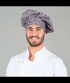 Cappello gran chef stampato poliestere Garys Serge