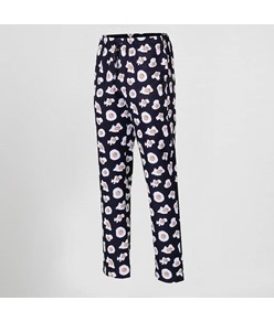 Pantalone elastico con cordino esterno microfibra stampata Garys Pantalone elastico con cordino esterno microfibra stampata Garys