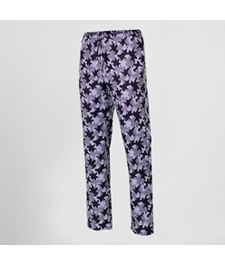 Pantalone elastico con cordino esterno microfibra stampata Garys Pantalone elastico con cordino esterno microfibra stampata Garys