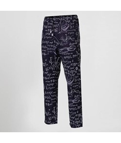 Pantalone elastico con cordino esterno microfibra stampata Garys Pantalone elastico con cordino esterno microfibra stampata Garys