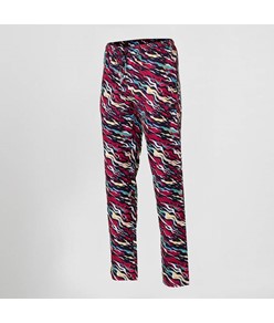Pantalone elastico con cordino esterno microfibra stampata Garys Pantalone elastico con cordino esterno microfibra stampata Garys