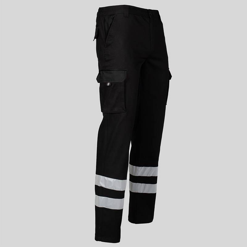 Pantalone multitasche elastico con 2 bande catarifrangenti Garys Gamo