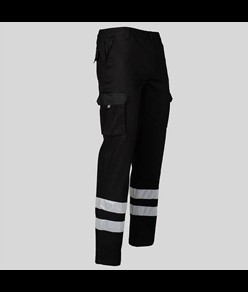 Pantalone multitasche elastico con 2 bande catarifrangenti Garys Gamo