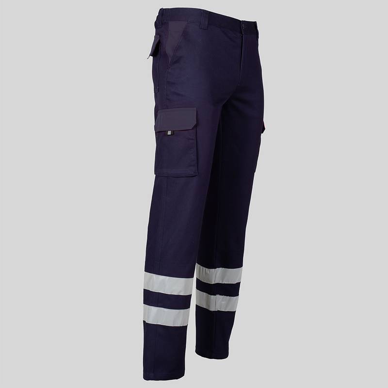 Pantalone multitasche elastico con 2 bande catarifrangenti Garys Gamo