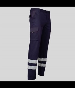 Pantalone multitasche elastico con 2 bande catarifrangenti Garys Gamo