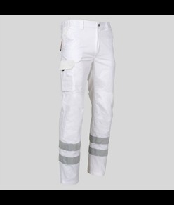 Pantalone unisex multitasche elastico con due bande riflettenti Garys Arce