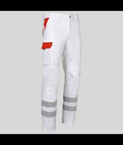 Pantalone multitasche con due bande catarifrangenti Garys Arce