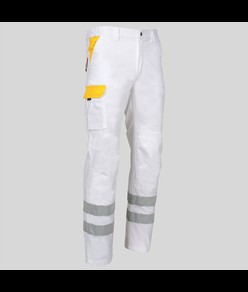Pantalone multitasche con due bande catarifrangenti Garys Arce