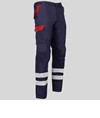 Pantalone multitasche con due bande catarifrangenti Garys Arce Pantalone multitasche con due bande catarifrangenti Garys Arce