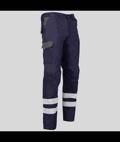 Pantalone multitasche con due bande catarifrangenti Garys Arce