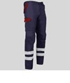Pantalone multitasche con due bande catarifrangenti Garys Arce Pantalone multitasche con due bande catarifrangenti Garys Arce