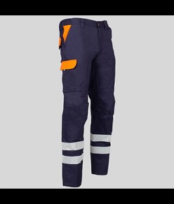 Pantalone multitasche con due bande catarifrangenti Garys Arce