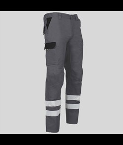 Pantalone multitasche con due bande catarifrangenti Garys Arce