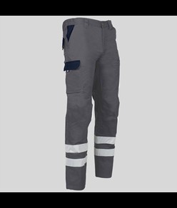 Pantalone multitasche con due bande catarifrangenti Garys Arce