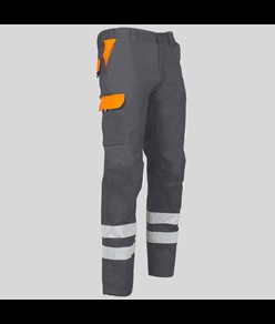Pantalone multitasche con due bande catarifrangenti Garys Arce