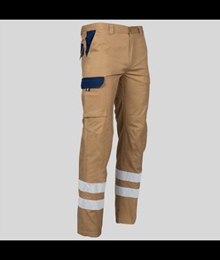 Pantalone multitasche con due bande catarifrangenti Garys Arce