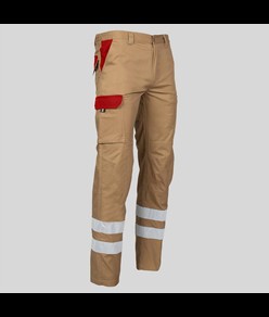 Pantalone multitasche con due bande catarifrangenti Garys Arce