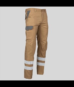 Pantalone multitasche con due bande catarifrangenti Garys Arce