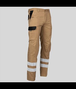 Pantalone multitasche con due bande catarifrangenti Garys Arce