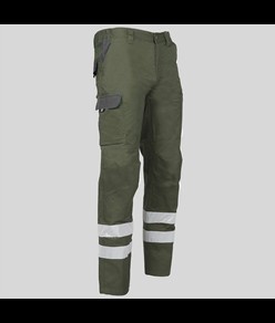 Pantalone multitasche con due bande catarifrangenti Garys Arce