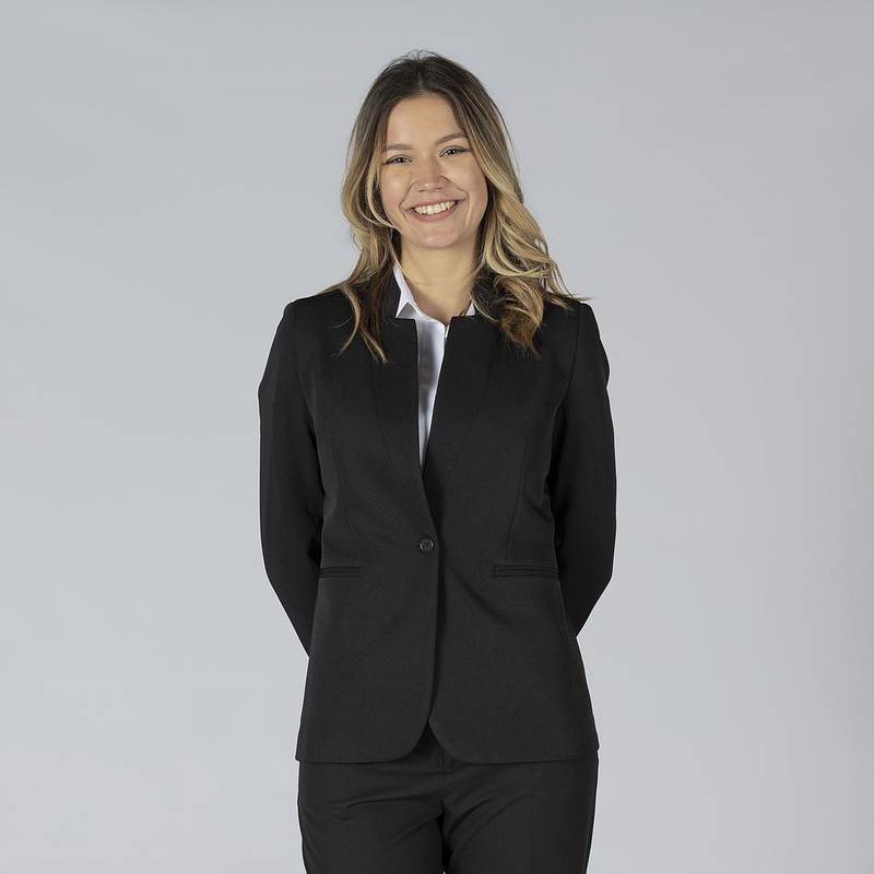 Blazer donna 1 bottone con risvolto rovesciato Garys Trivial