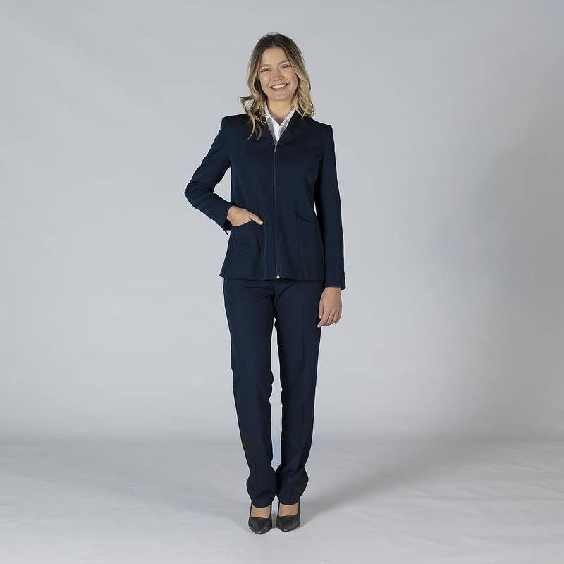 Blazer da donna con cerniera e collo a scempio Garys Trivial
