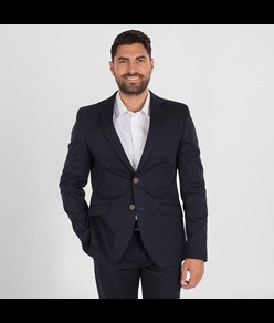 Giacca uomo 2 bottoni slim fit Garys