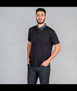 Polo uomo colletto chemisier jeans Garys redline