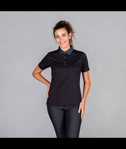 Polo uomo colletto chemisier jeans Garys redline