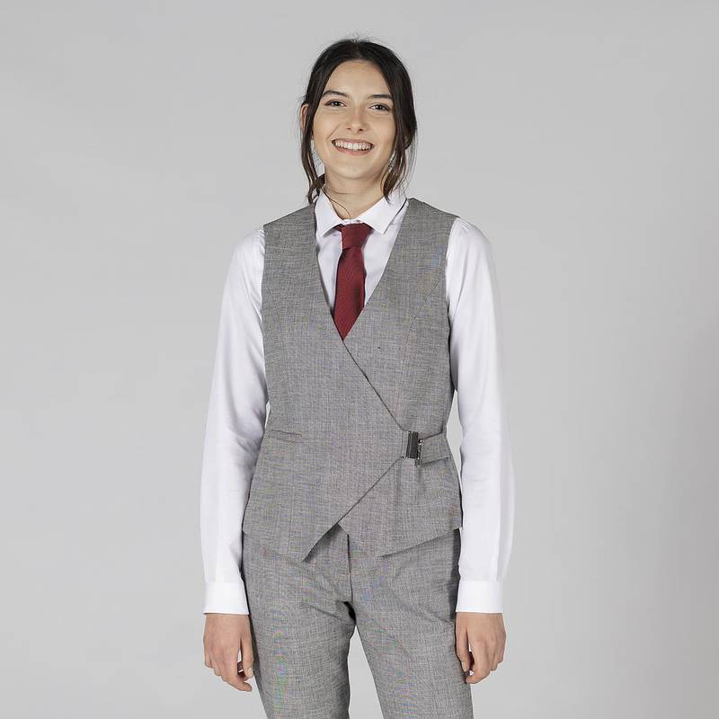 Gilet donna con fibbia Garys Cheviot