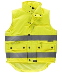 Gilet Workshell con bande rifrangenti Workteam
