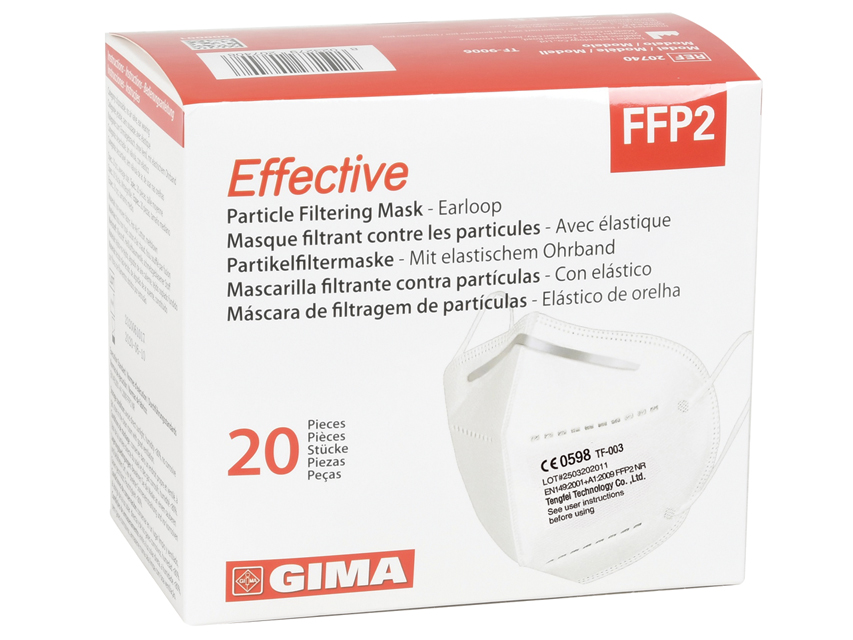 Mascherine filtranti FFP2  EFFECTIVE
