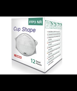 Mascherina FFP3 conica senza valvola  CUP SHAPE