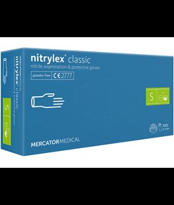 guanti monouso in nitrile Mercator Nytrilex Classic